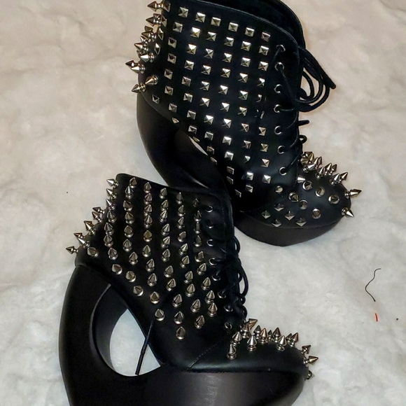 Jeffrey Campbell Shoes - Never worn Jeffrey Campbell spiked boots